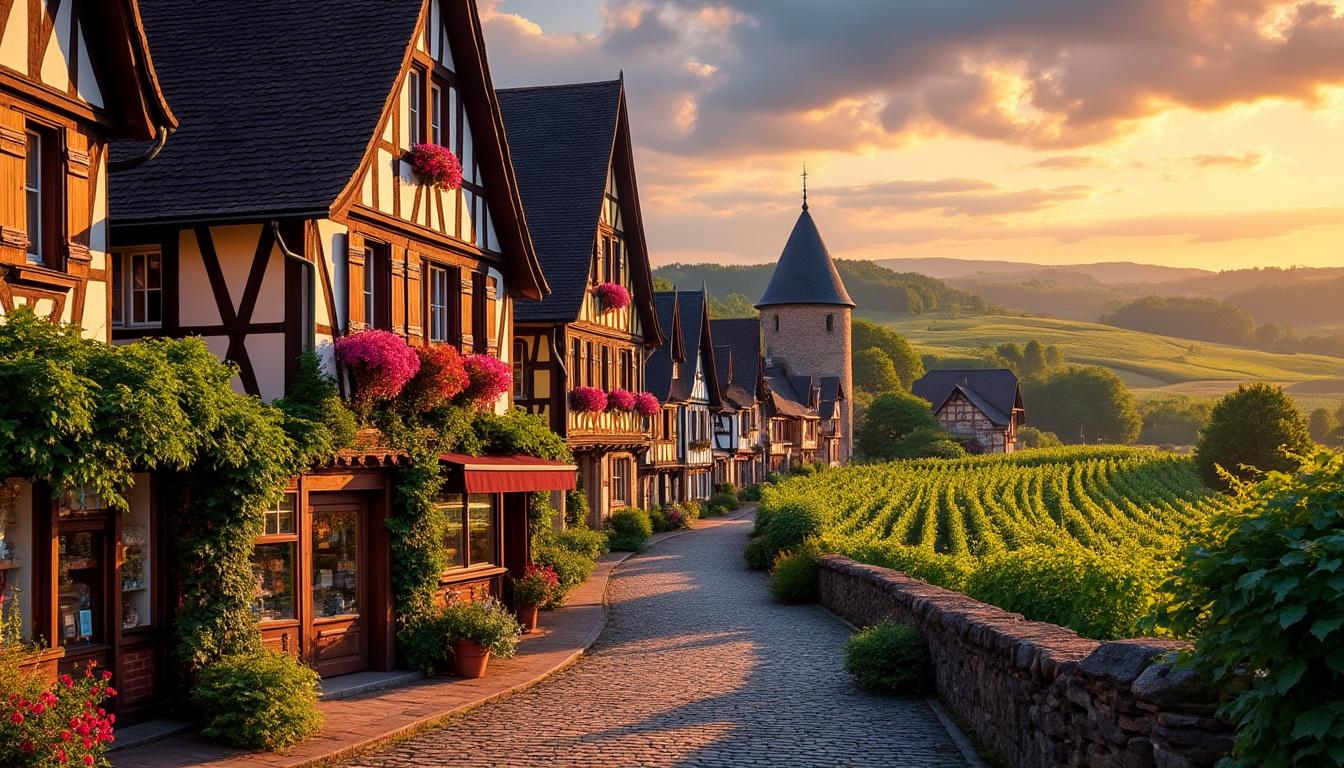 découvrez la route des vins d'alsace et explorez les plus beaux villages viticoles, entre paysages pittoresques, dégustations uniques et patrimoine authentique.