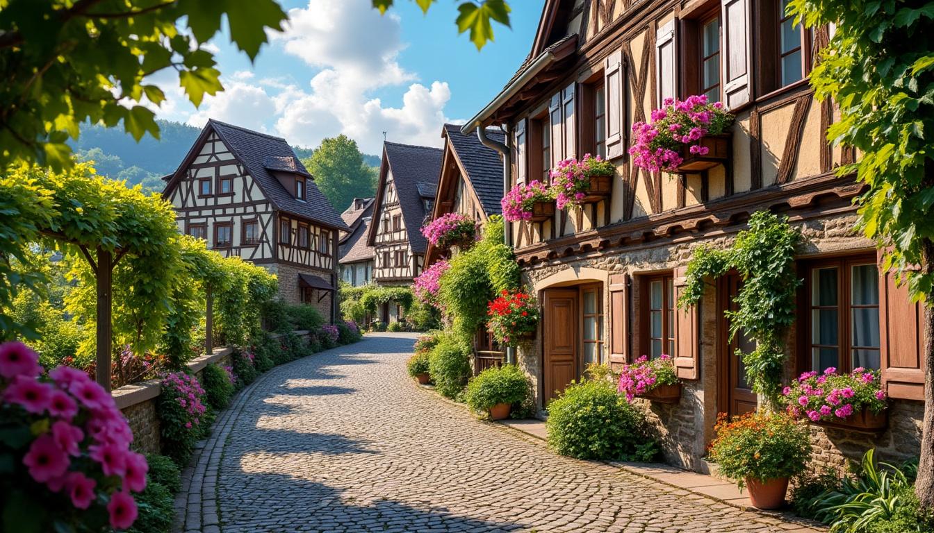 découvrez la route des vins d'alsace et explorez les plus beaux villages pittoresques, entre vignobles éclatants et charme authentique.